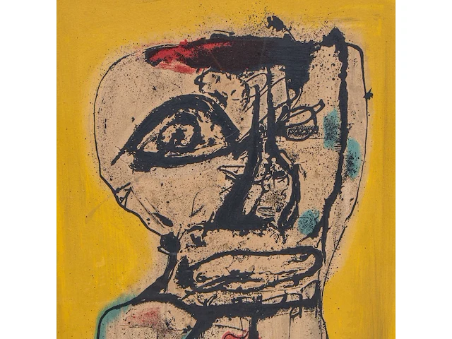 Willem van hecke (1893-1976), untitled, litho, h.c. 55 x 41.5 cm. (21.64 x 16.33 in.), frame: 75 x 58 cm. (29.53 x 22.82 in.) - afbeelding 5 van  5