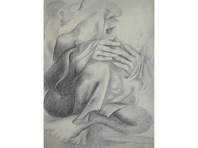 Willem vermandere - ingelijste litho - lage instelprijs - afbeelding 1 van  10