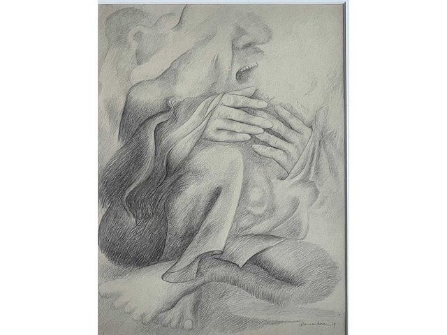 Willem vermandere - ingelijste litho - lage instelprijs - afbeelding 6 van  10