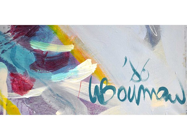 Willemijn bouman - gevangen - acryl op doek - 160x200 cm - afbeelding 2 van  13