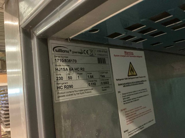 Williams hj1sa 6a koelkast - afbeelding 6 van  6