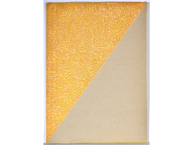 Willy de sauter - zeefdruk in goud, met bladgoud 22 karaat bijgewerkt - 1987 - afbeelding 3 van  10