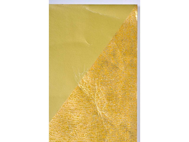 Willy de sauter - zeefdruk in goud, met bladgoud 22 karaat bijgewerkt - 1987 - afbeelding 5 van  8