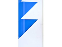 Willy plompen - geometrische compositie - kleurenzeefdruk - 1972 - afbeelding 5 van  5