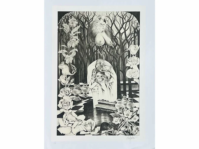 Willy wouters - zeefdruk - afbeelding 10 van  11