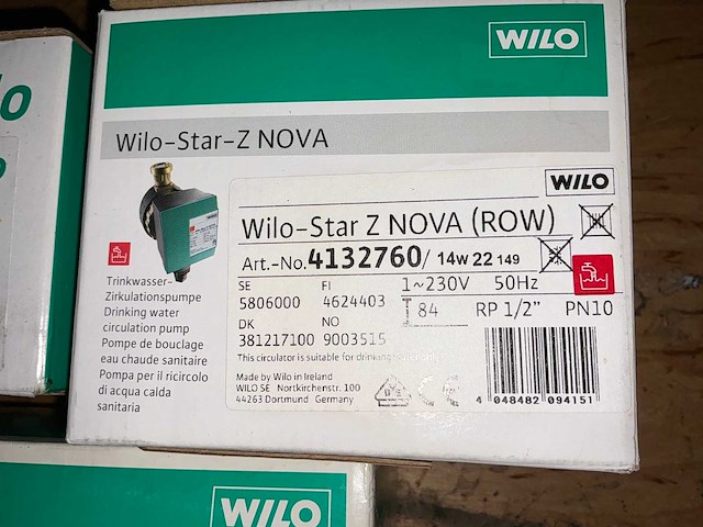 Wilo circulatiepomp (3x) - afbeelding 4 van  7