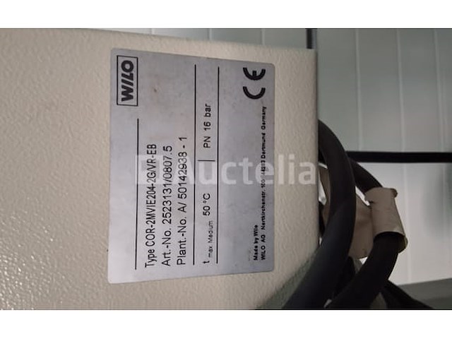 Wilo drukverhoging twin turbo 16 bar cor-2mvie204-2g/vr-eb (nr. 15-35) - afbeelding 8 van  9