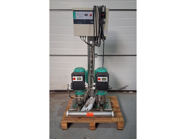 Wilo drukverhoging twin turbo 16 bar cor-2mvie204-2g/vr-eb (nr. 15-35) - afbeelding 1 van  9