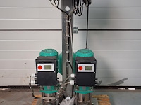 Wilo drukverhoging twin turbo 16 bar cor-2mvie204-2g/vr-eb (nr. 15-35) - afbeelding 1 van  9