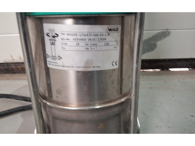Wilo drukverhogingspomp qs fc 80m2a-40 h (nr 15-32) - afbeelding 4 van  5