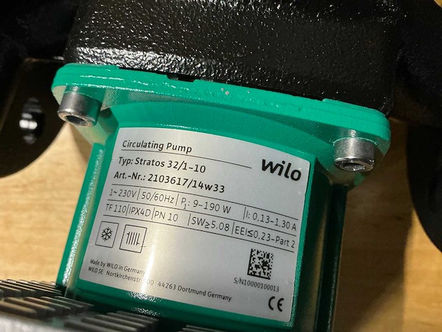 Wilo stratos 32/1-10 circulatiepomp - afbeelding 3 van  5