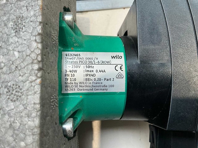 Wilo stratos pico30/1-6 circulatiepomp (2x) - afbeelding 4 van  5