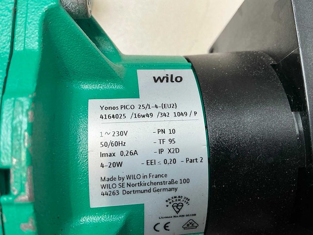 Wilo yonos pico30/1-6 / yonos pico25/1-4 circulatiepomp (2x) - afbeelding 5 van  6