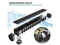 Wiltec drain – 1000 x 140 x 115 mm – laadvermogen 12,5 t (x2) - afbeelding 4 van  9