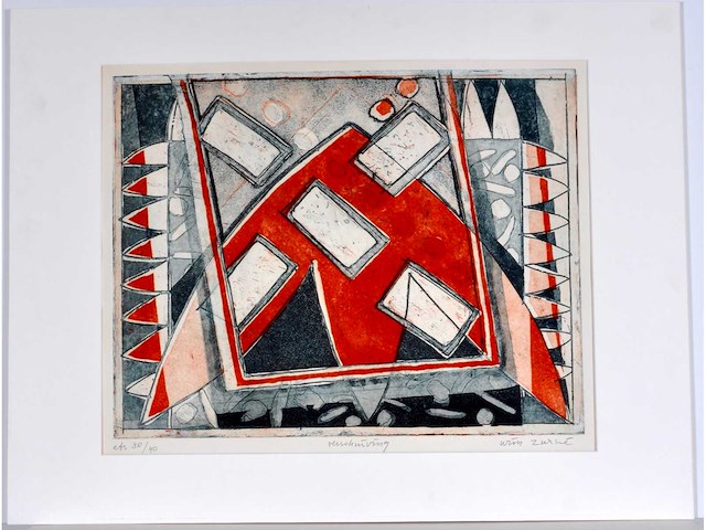 Wim zurné - verschuiving - ets - afbeelding 5 van  7