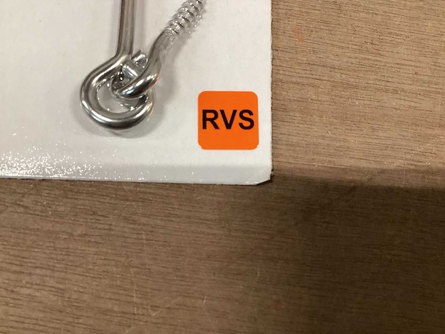 Windhaak rvs, 100mm (132x) - afbeelding 3 van  6