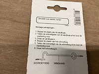 Windhaak rvs, 100mm (132x) - afbeelding 5 van  6