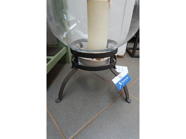 Windlicht vera glas | h60 cm - afbeelding 3 van  4