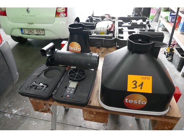 Windmeter + meetadapter testovent trechterset testo - afbeelding 1 van  6