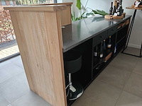 Winkel toonbank: hout met granieten werkblad - afbeelding 2 van  6