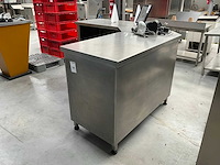 Winkel toonbank rvs l- vormig - afbeelding 2 van  4