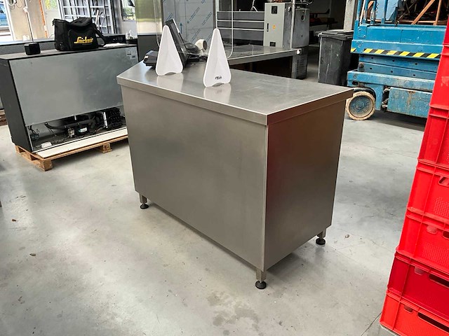 Winkel toonbank rvs l- vormig - afbeelding 3 van  4