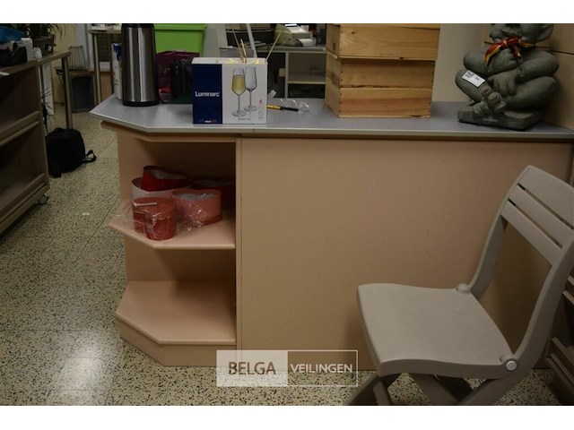 Winkeltoog u vorm[ zelf demonteren] 155x350x200 cm h=90 cm - afbeelding 1 van  7