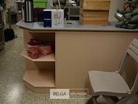 Winkeltoog u vorm[ zelf demonteren] 155x350x200 cm h=90 cm - afbeelding 1 van  7