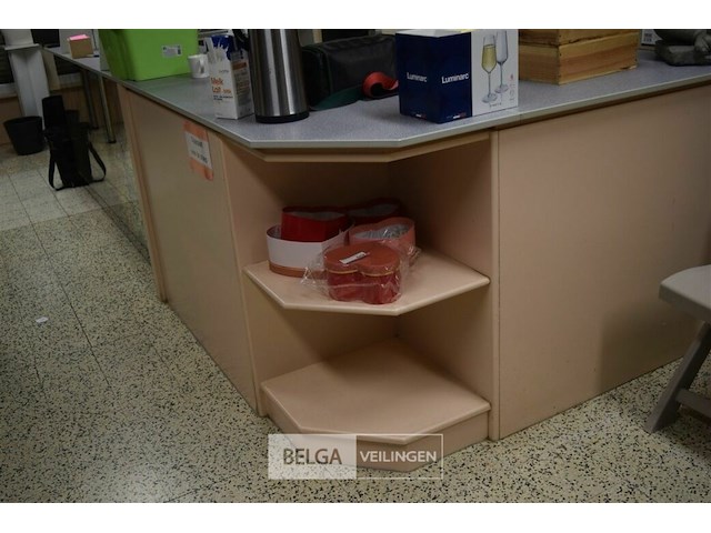 Winkeltoog u vorm[ zelf demonteren] 155x350x200 cm h=90 cm - afbeelding 2 van  7