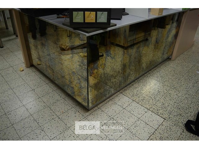 Winkeltoog u vorm[ zelf demonteren] 155x350x200 cm h=90 cm - afbeelding 4 van  7