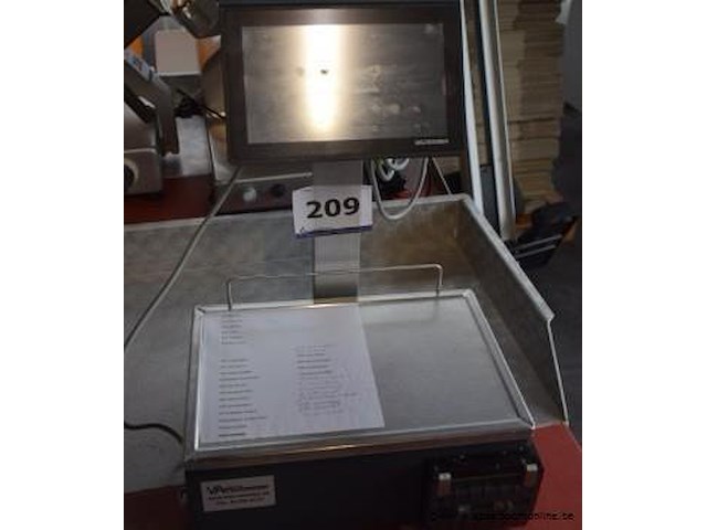 Winkelweegschaal bizerba, xc800 - afbeelding 1 van  4