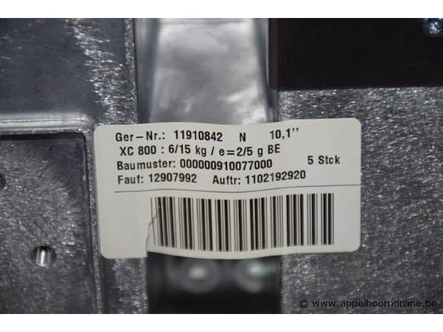 Winkelweegschaal bizerba, xc800 - afbeelding 2 van  4