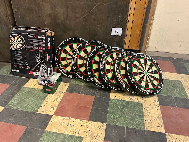 Winmau dartsbord (6x) - afbeelding 1 van  5