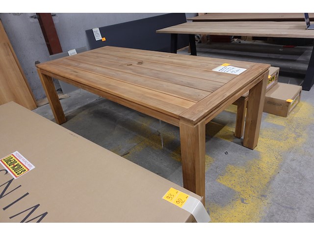 Winsol outdoor tafel teak - afbeelding 2 van  6