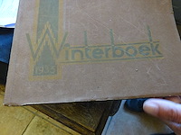 Winterboek 1935 met diverse lino sneden - afbeelding 1 van  5