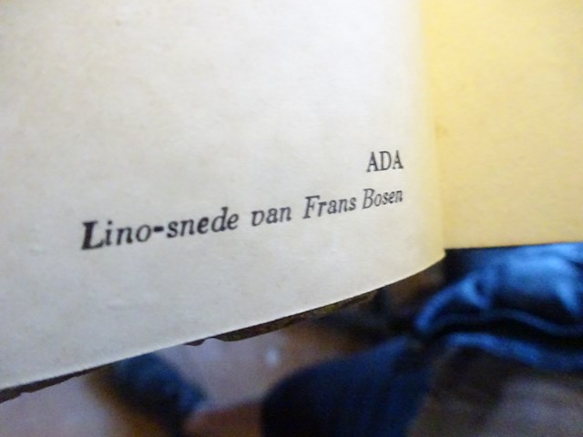 Winterboek 1935 met diverse lino sneden - afbeelding 2 van  5