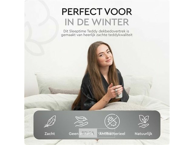 Winterdekbed overtrek 200x200cm - afbeelding 5 van  5