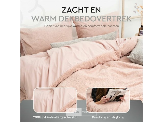 Winterdekbed overtrek 200x200cm - afbeelding 2 van  5