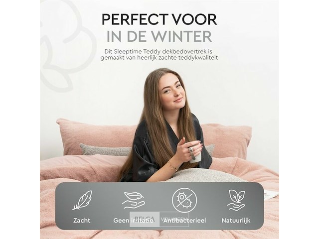 Winterdekbed overtrek 200x200cm - afbeelding 5 van  5