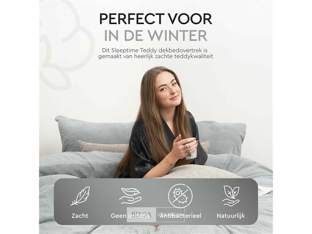 Winterdekbed overtrek 200x200cm - afbeelding 2 van  5