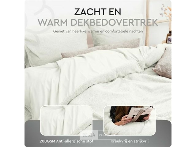 Winterdekbed overtrek 240x200cm - afbeelding 2 van  5