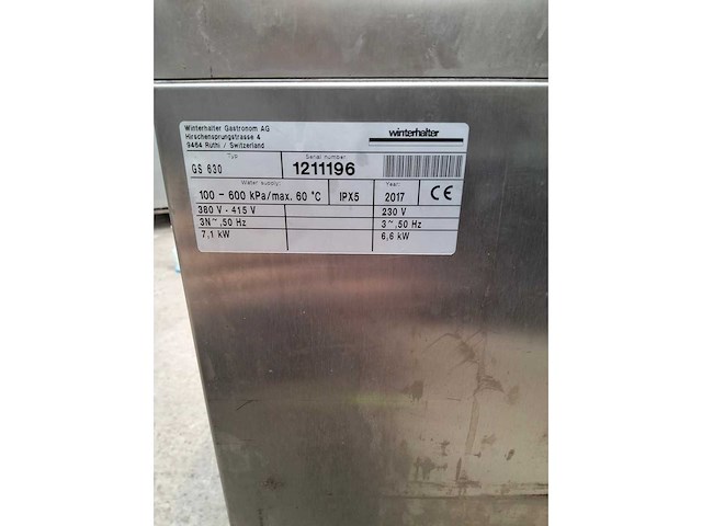 Winterhalter - vaatwasser - afbeelding 4 van  5