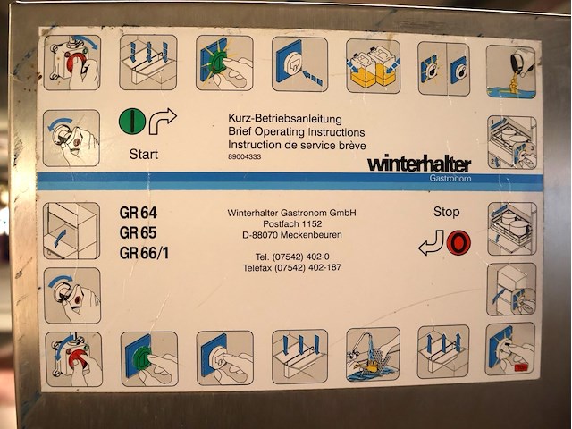 Winterhalter vaatwas - afbeelding 2 van  10