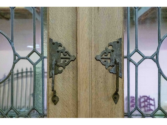 Wintertuindeur met houten uiken ±1700 - afbeelding 3 van  8