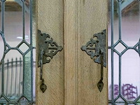 Wintertuindeur met houten uiken ±1700 - afbeelding 3 van  8