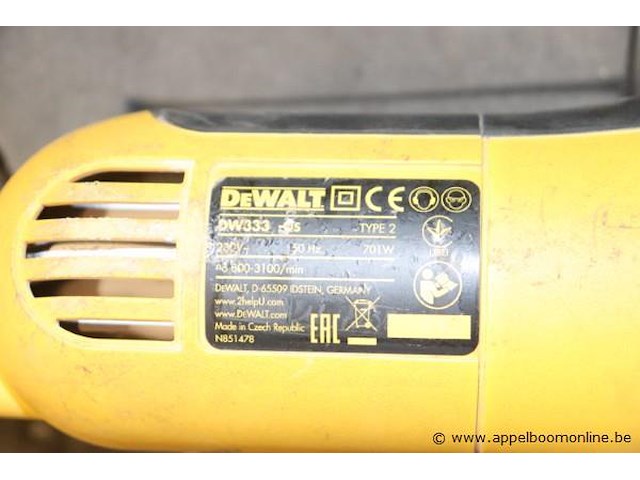 Wipzaag dewalt dw333-qs - afbeelding 3 van  3