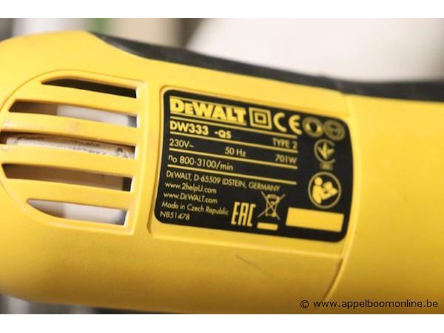Wipzaag dewalt dw333-qs - afbeelding 3 van  3