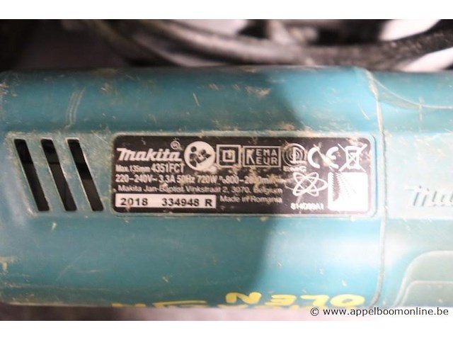 Wipzaag makita 4351fct - afbeelding 3 van  3
