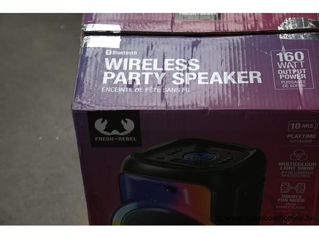 Wireless party speaker fresh rebel, werking niet gekend - afbeelding 3 van  3