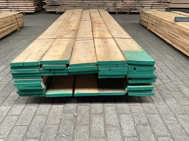 Wit amerikaans eiken planken 26x205 mm (54x) - afbeelding 2 van  5